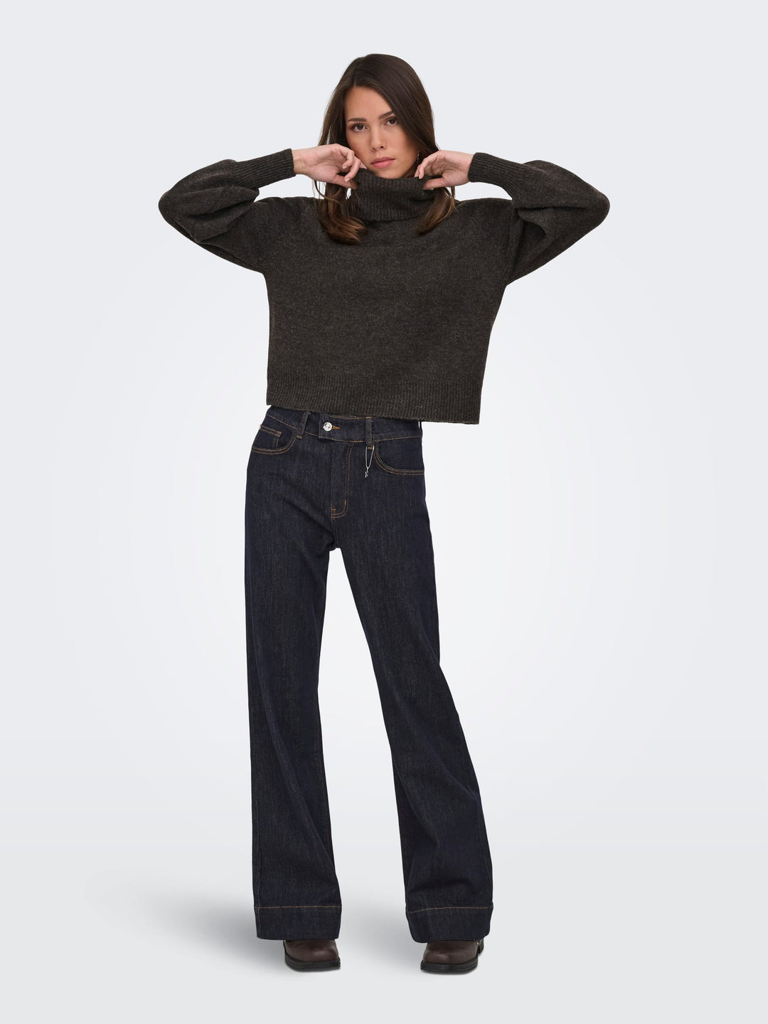 Only Olivia trui bruin – dames