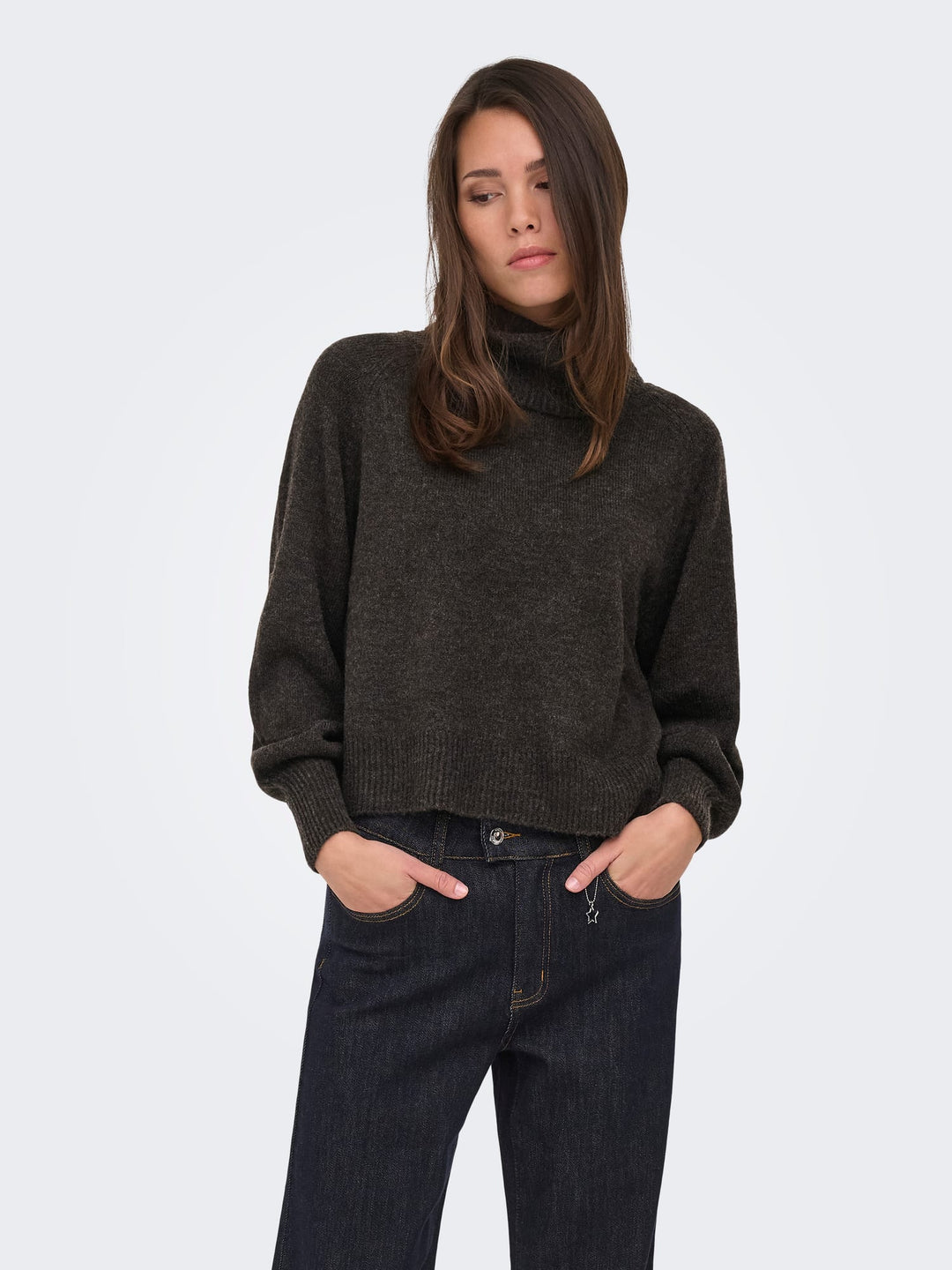 Only Olivia trui bruin – dames