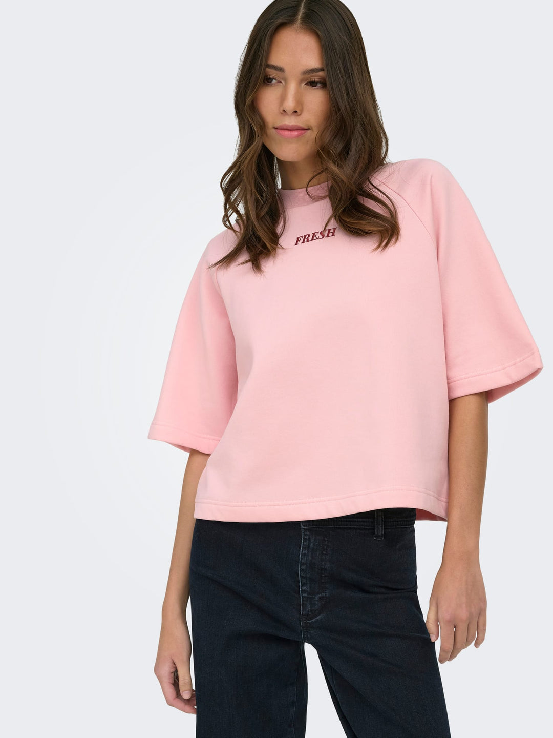 Jacqueline de Yong Olivia sweater roze – dames