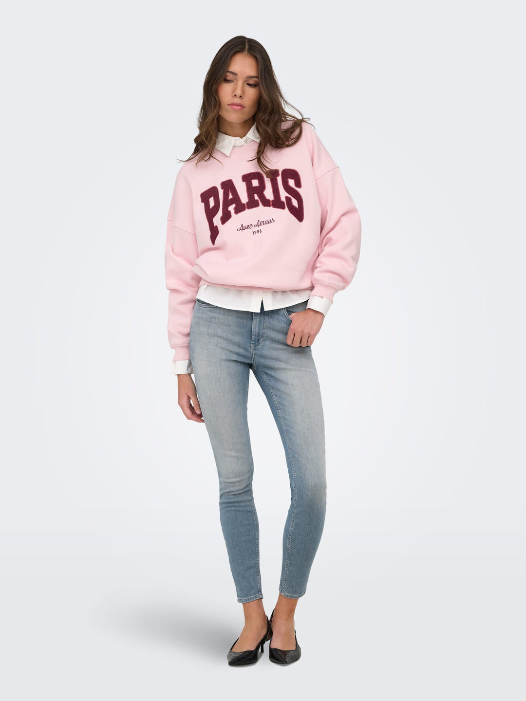 jacqueline de yong 15370526 sweater dames fuchsia