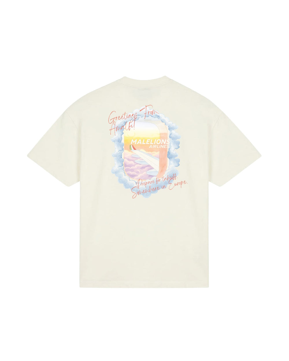 Malelions men Daydream T-Shirt off-white – heren