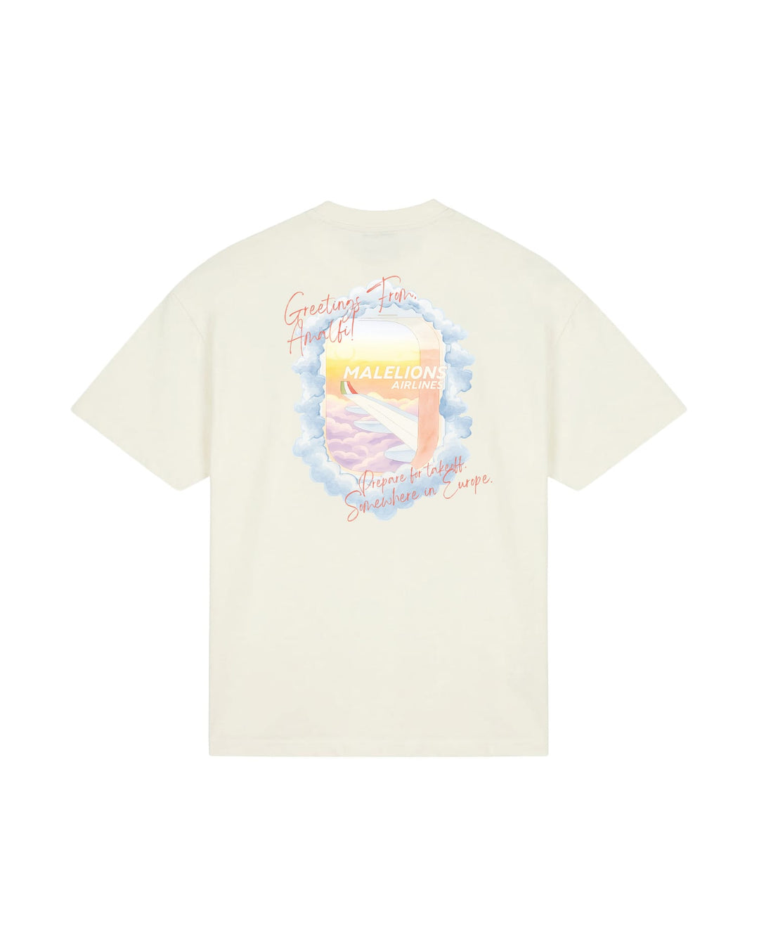 Malelions men Daydream T-Shirt off-white – heren