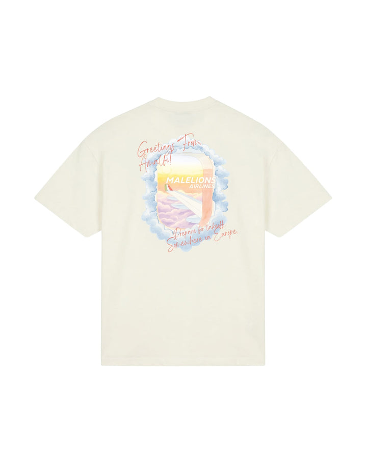 Malelions men Daydream T-Shirt off-white – heren