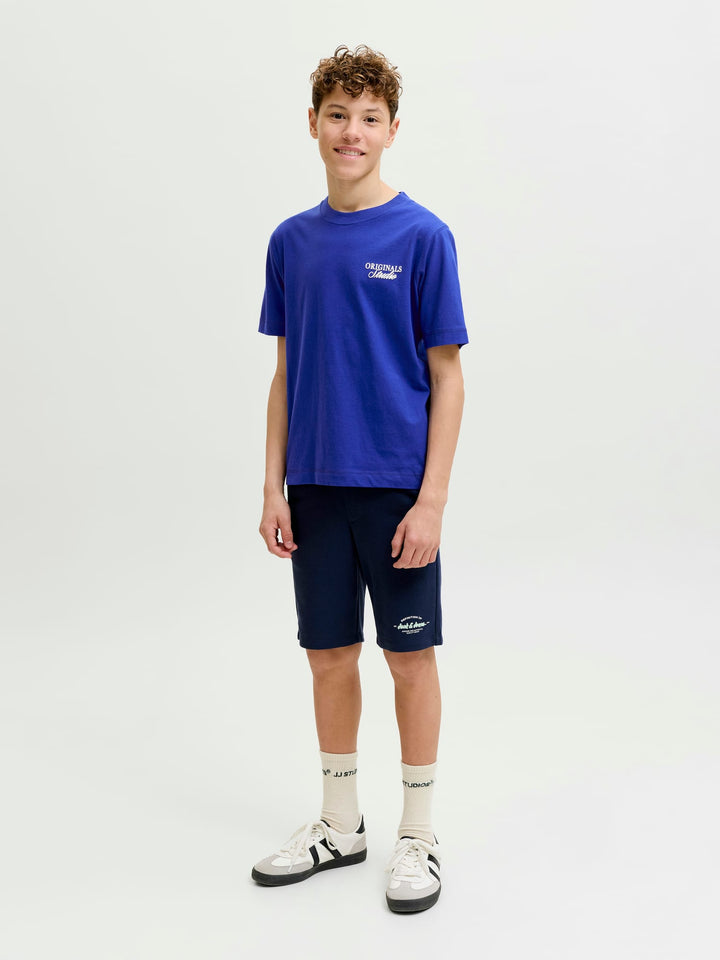 Jack & Jones Kids T-shirt Kobalt – jongens