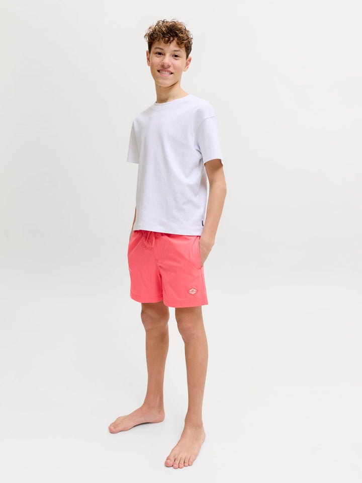 Jack & Jones Kids Maui zwembroek koraal rood – jongens