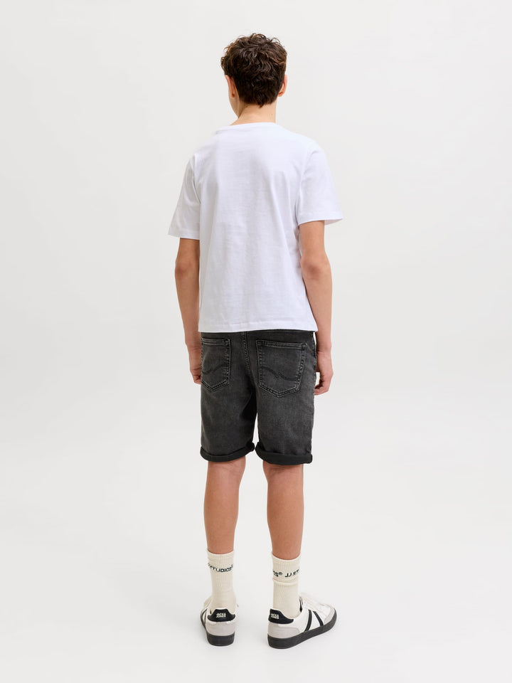 jack & jones kids 12269799 Rick short denim zwart - Black Denim