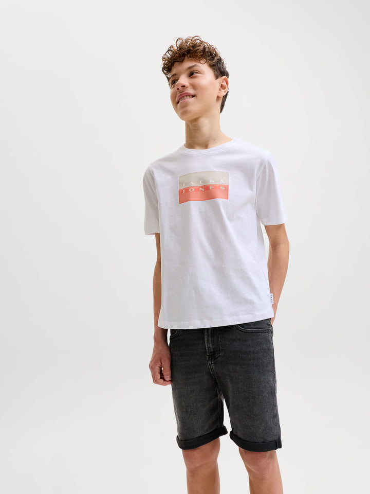 jack & jones kids 12269799 Rick short denim zwart - Black Denim