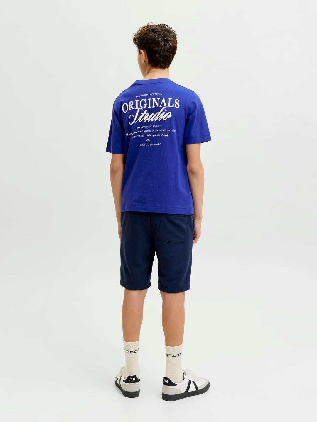 Jack & Jones Kids T-shirt Kobalt – jongens