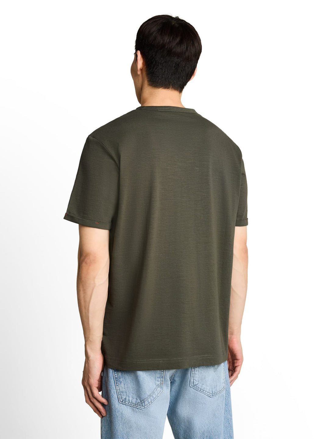 Tom Tailor T-shirt met logoprint army – heren