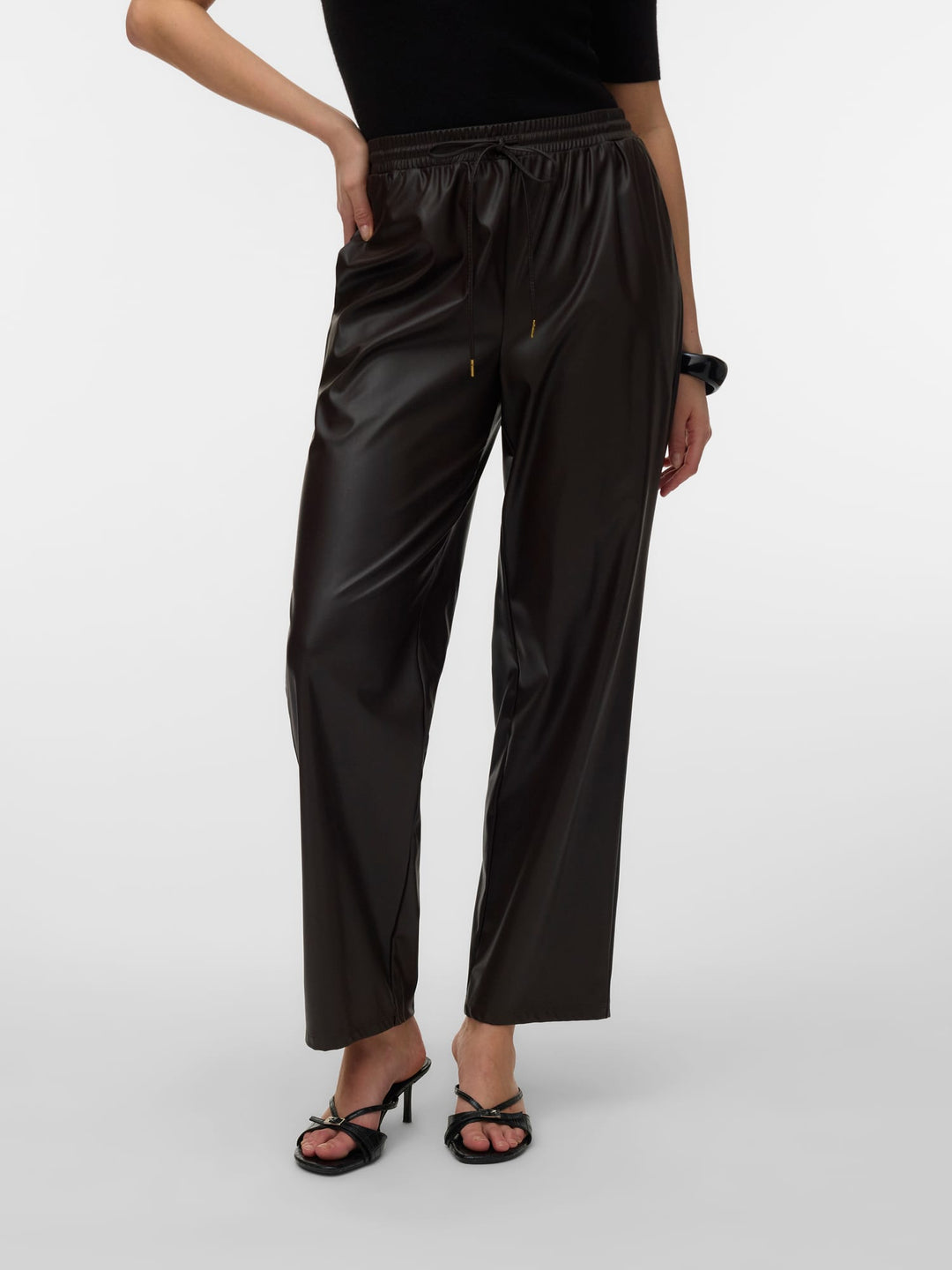 VERO MODA 10352474 makayla lange broek bruin