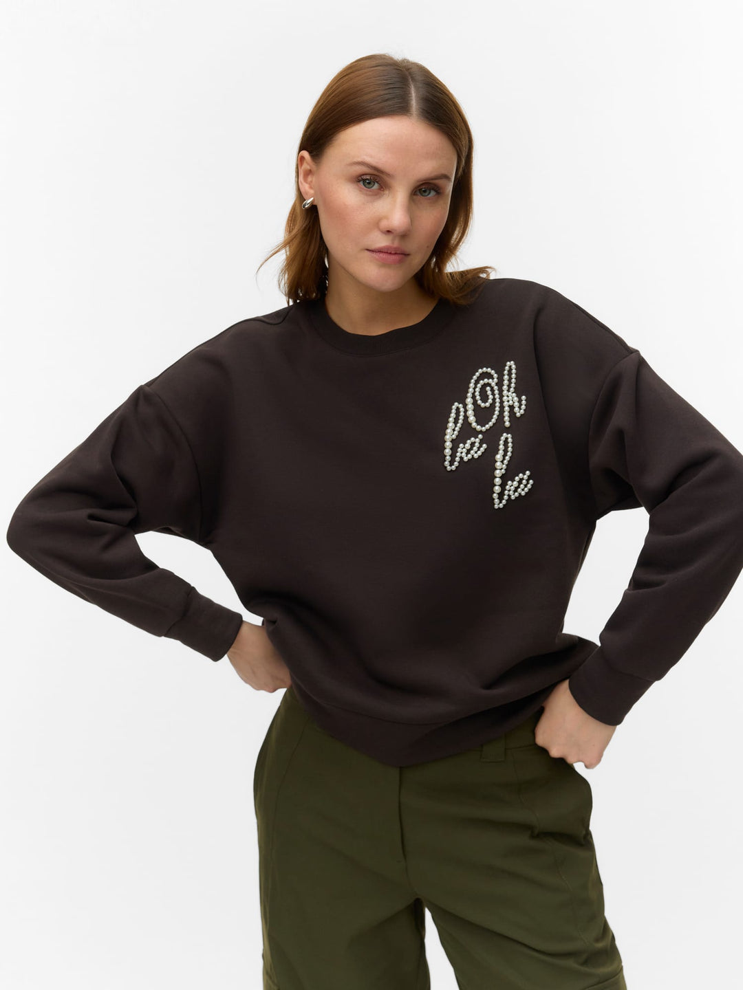 VERO MODA 10349576 Buma sweater bruin