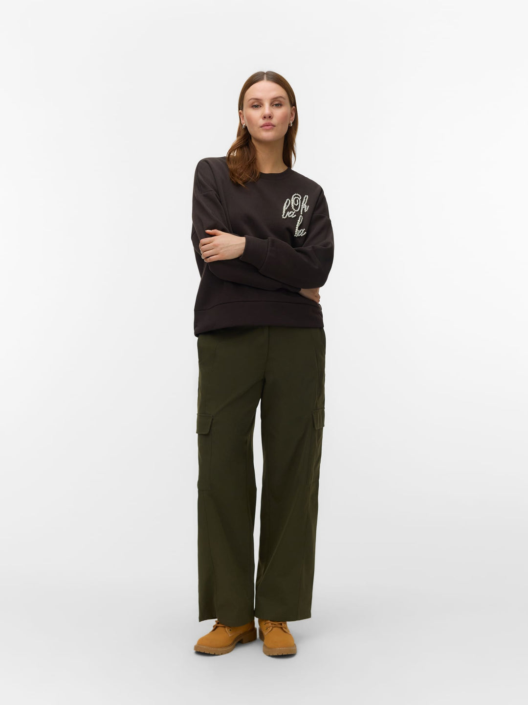 VERO MODA 10349576 Buma sweater bruin