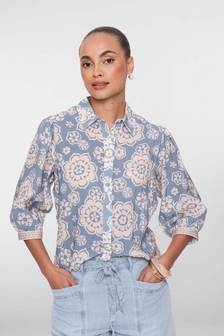 Geisha blouse 63466-20 navy – dames