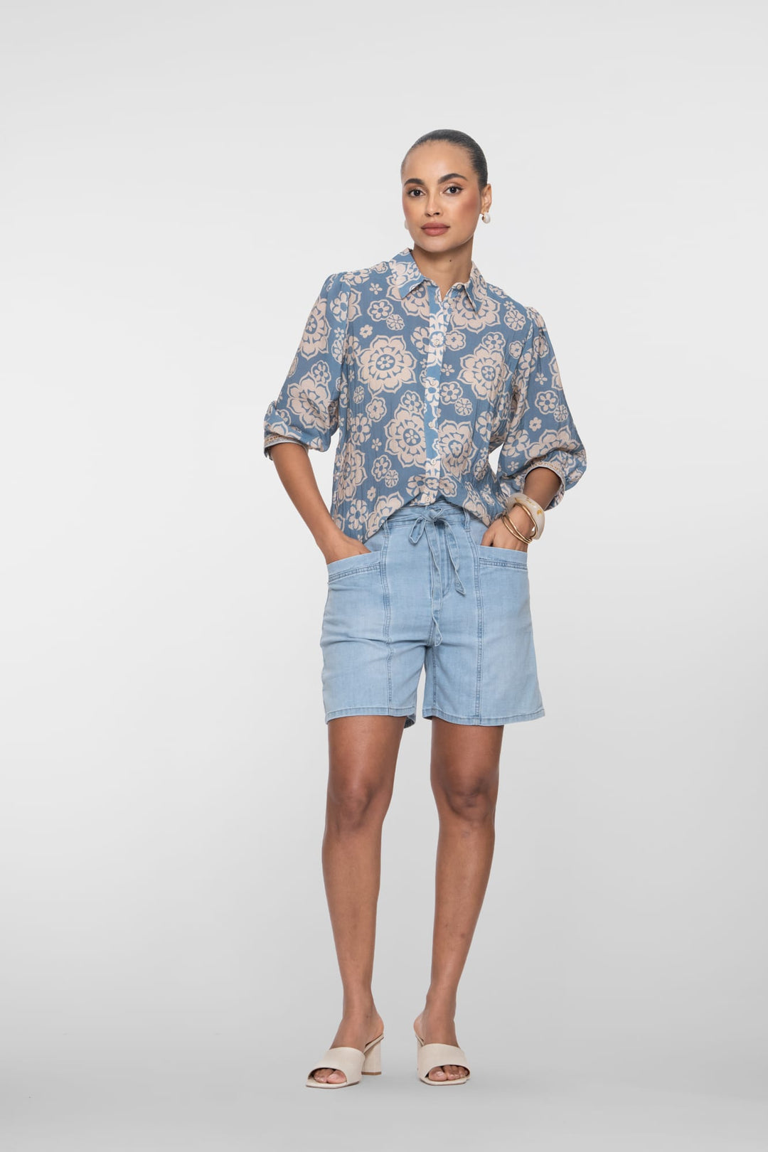 Geisha blouse 63466-20 navy – dames