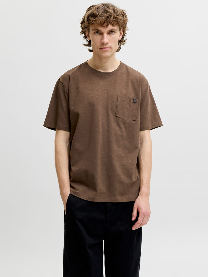 Jack & Jones T-shirt k/m bruin – heren