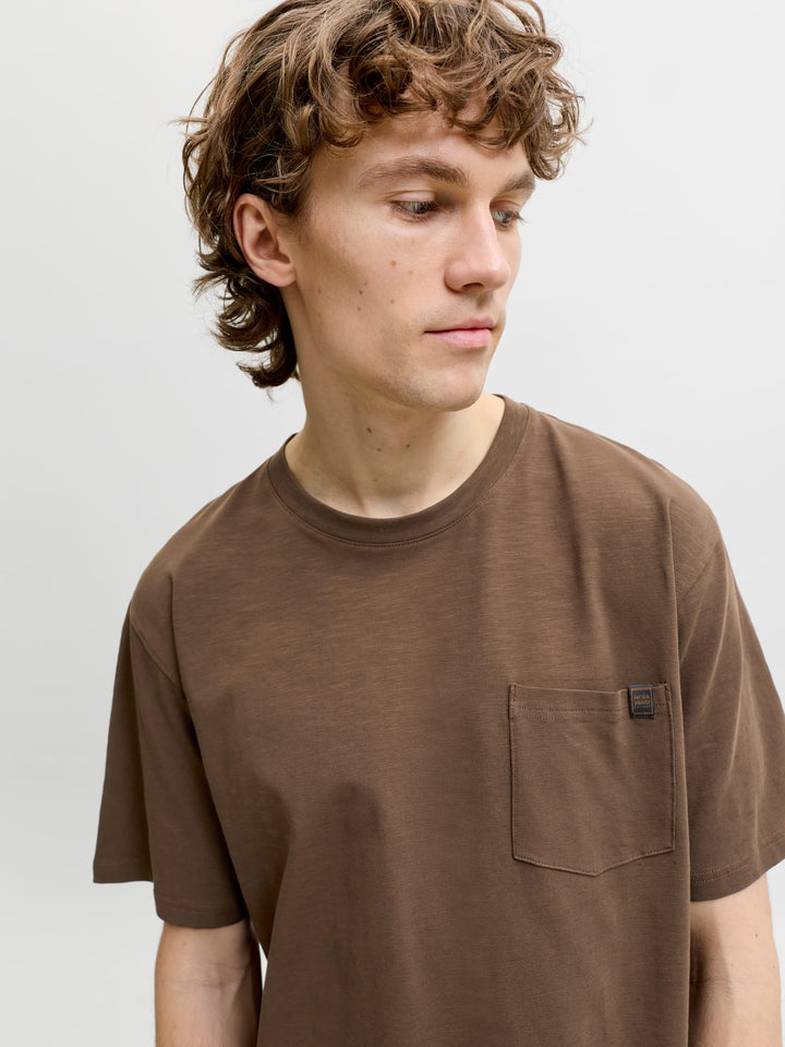 Jack & Jones T-shirt k/m bruin – heren