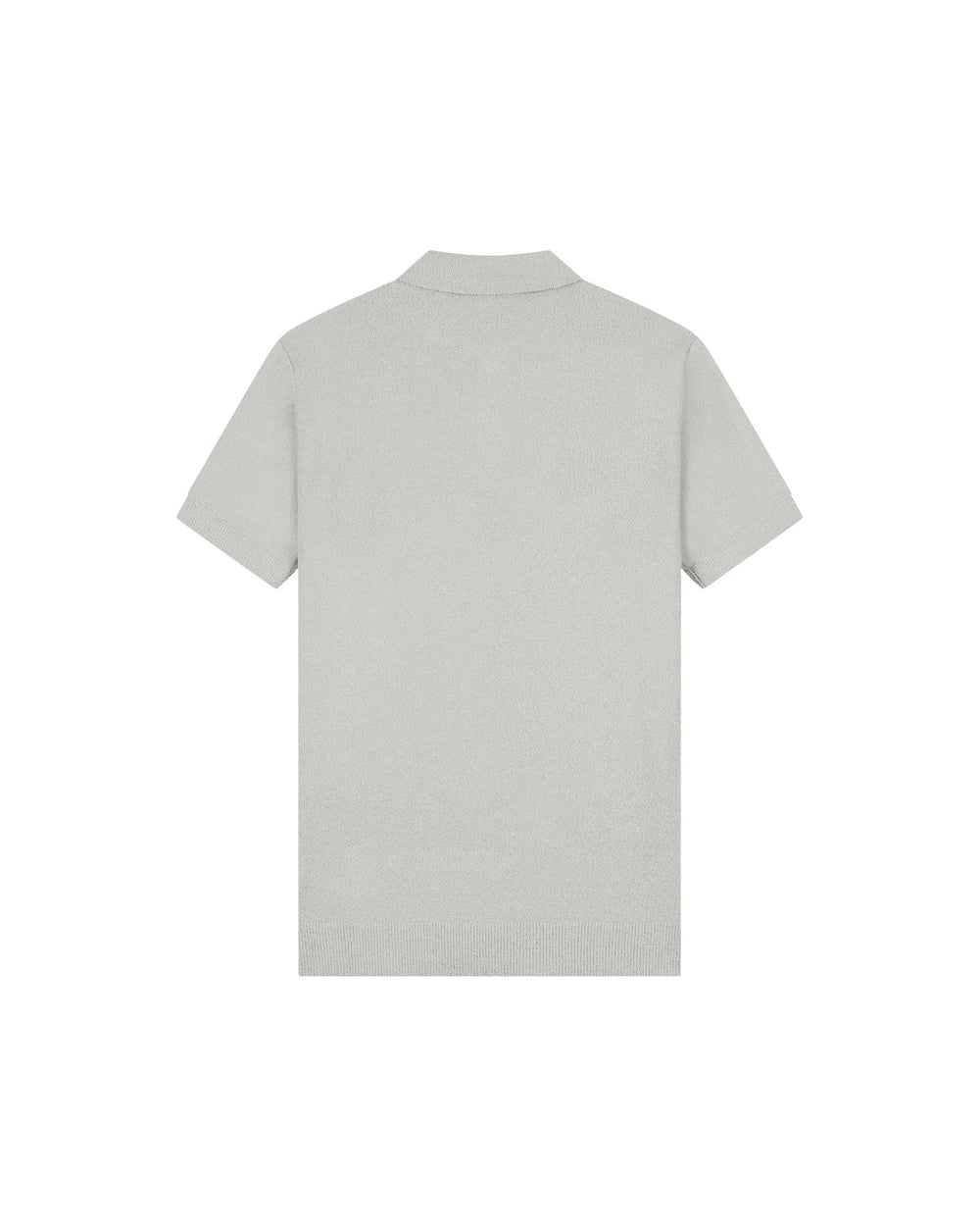 Malelions Men Bouclé Polo lichtgrijs – heren