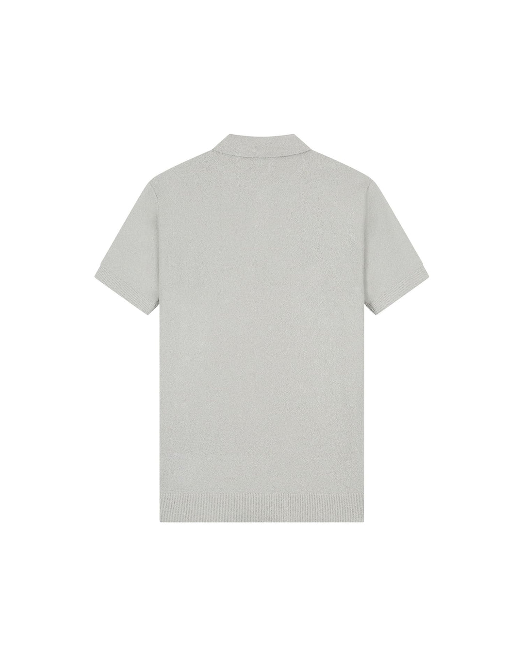 Malelions Men Bouclé Polo lichtgrijs – heren