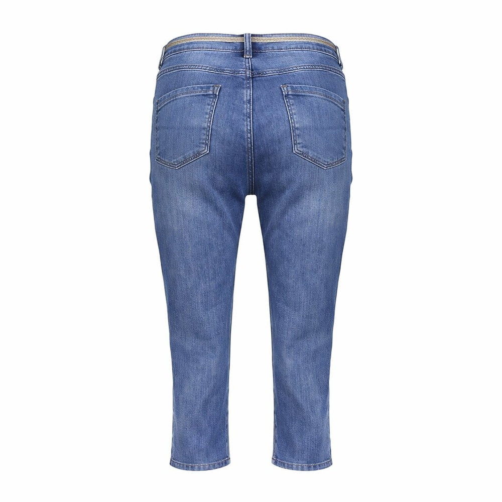 Geisha capri denim dames Emma – blue denim