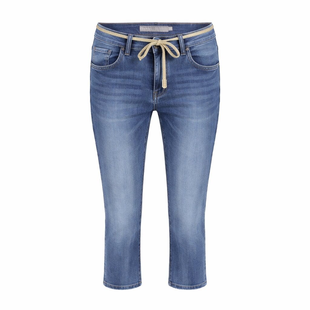 Geisha capri denim dames Emma – blue denim