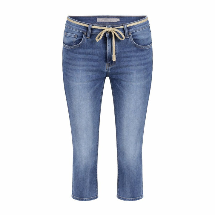 Geisha capri denim dames Emma – blue denim