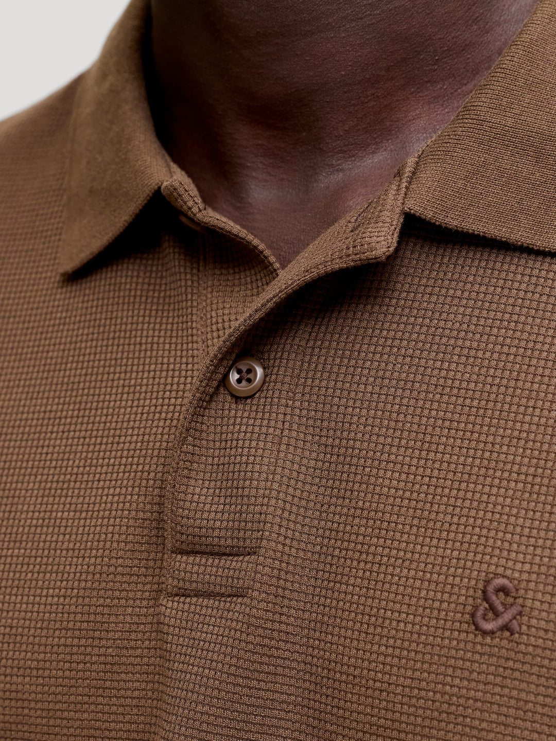 Jack &amp; Jones 12268130 Austin polo k/m bruin – heren