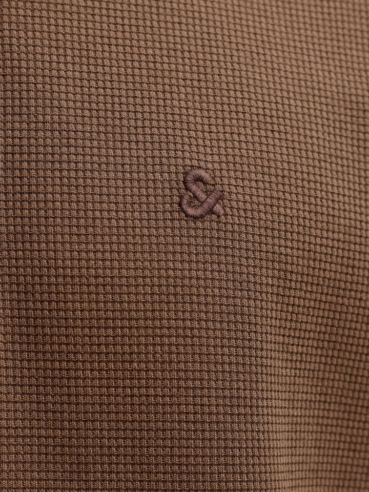 Jack &amp; Jones 12268130 Austin polo k/m bruin – heren