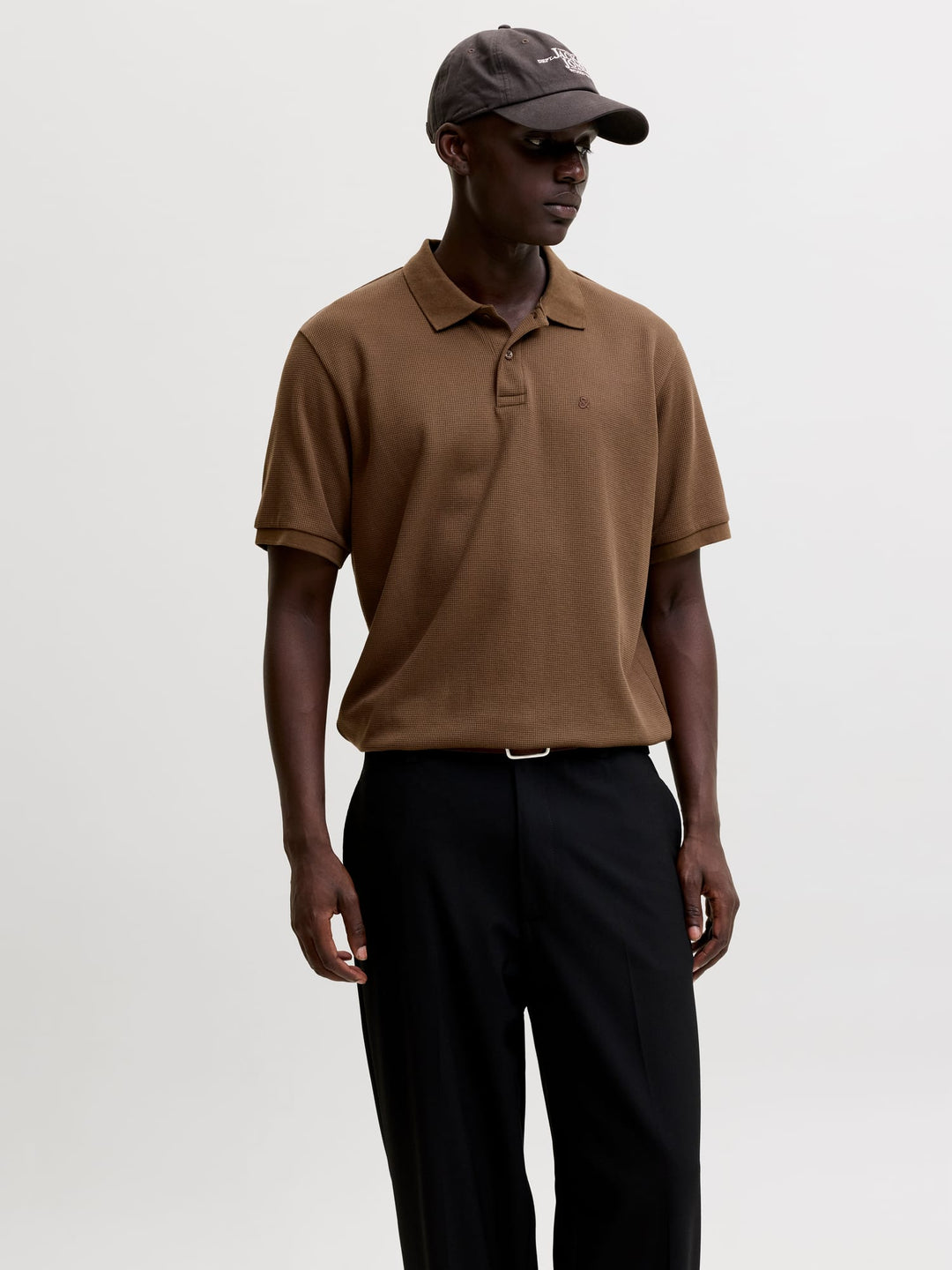 Jack &amp; Jones 12268130 Austin polo k/m bruin – heren