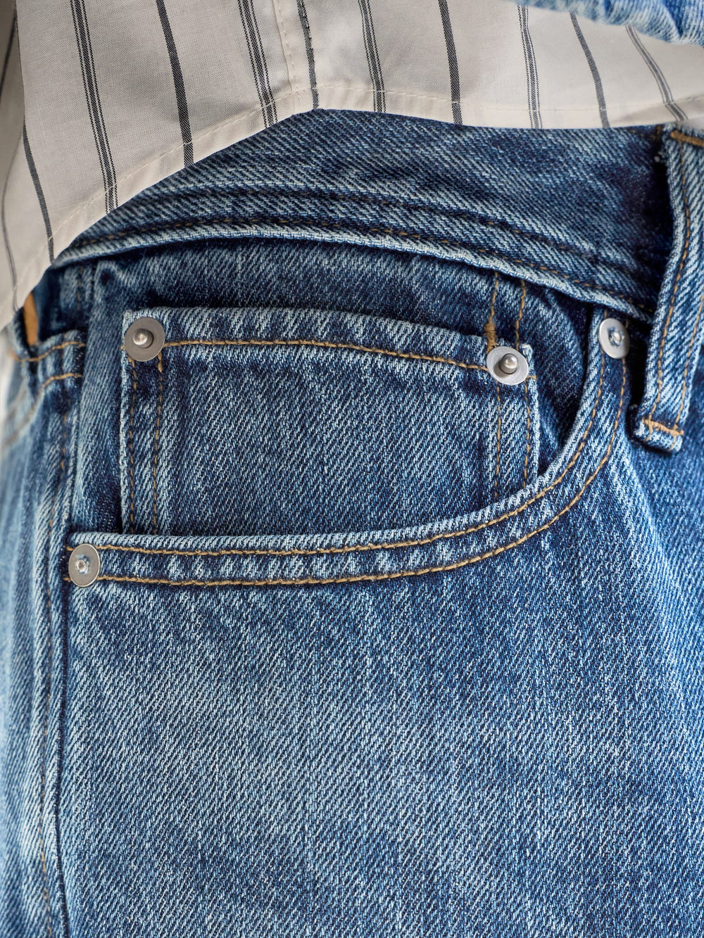 Jack & Jones Chris relaxed fit jeans – heren - Blue Denim - L32