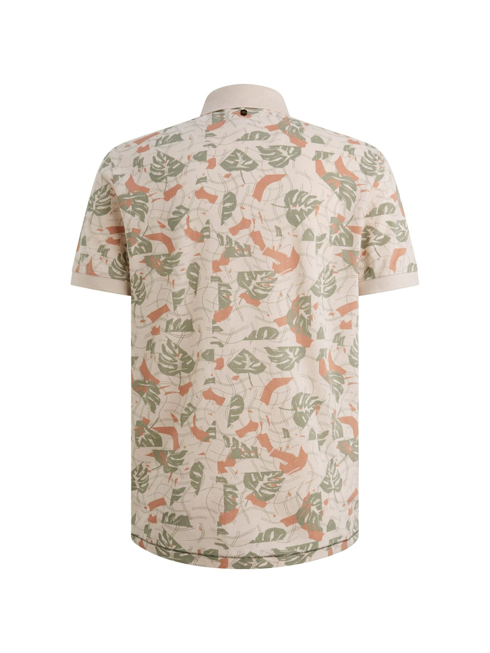 PME-Legend PPSS2604879 polo k/m heren ecru dessin