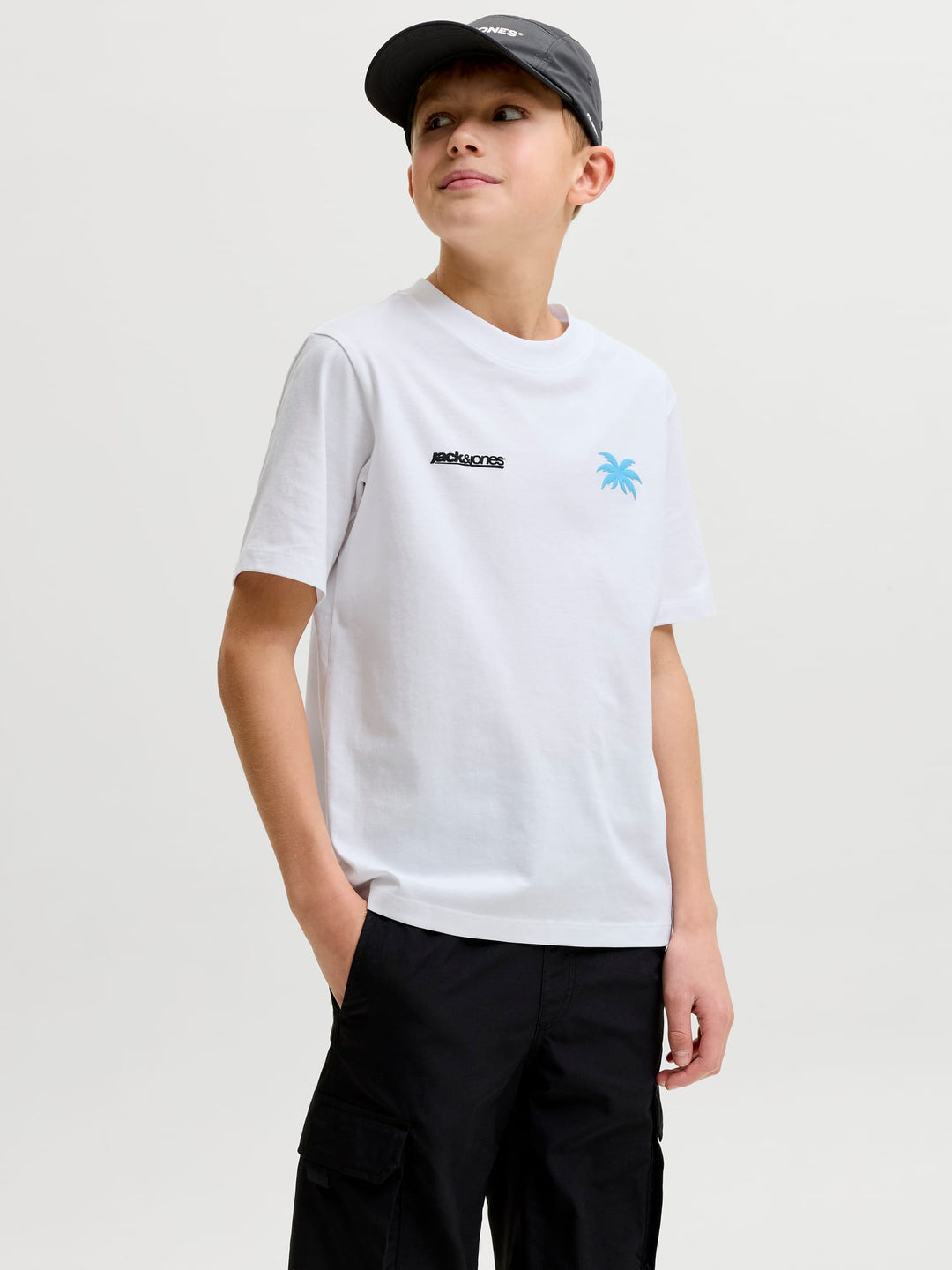 Jack & Jones Kids 12297170 club back T-shirt wit