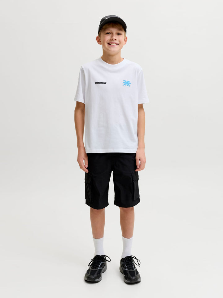 Jack & Jones Kids T-shirt k/m jongens – wit