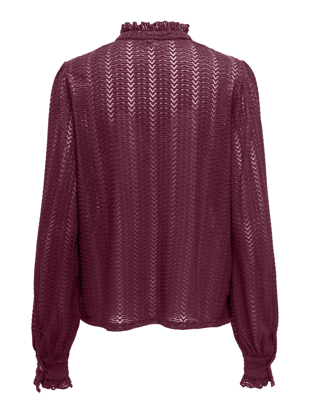 Only 15337660 isabelle blouse met lange mouwen bordeaux