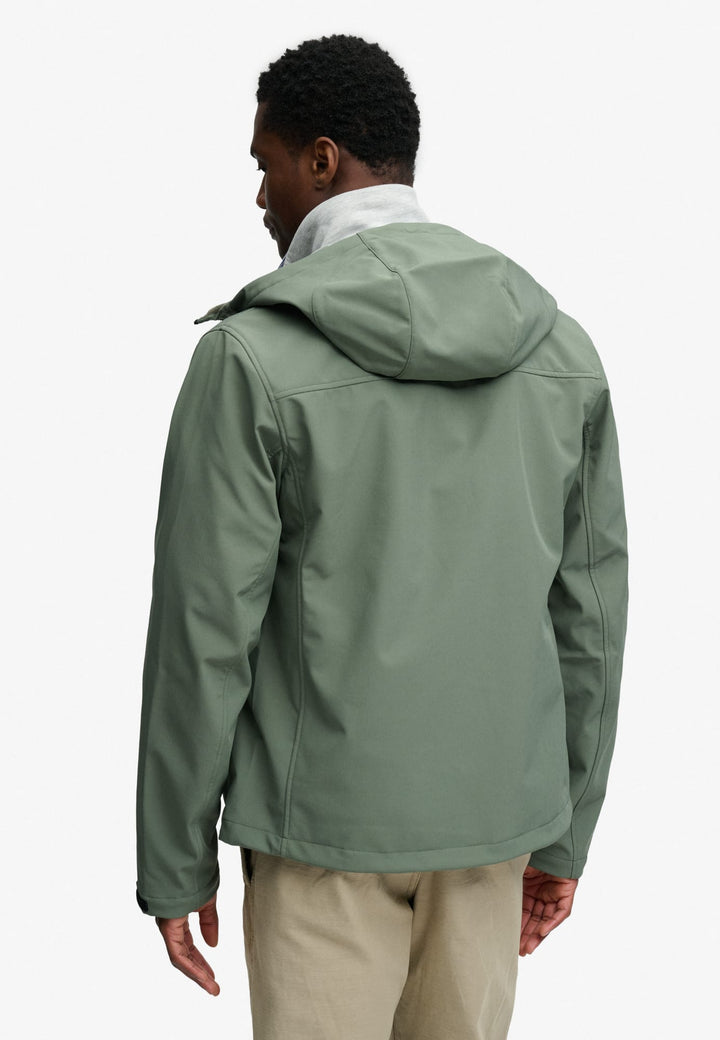 Superdry Softshell Trekker Jas met Capuchon – heren - Army