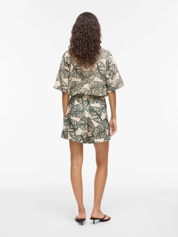 Vila VIFLURA HW SHORTS/1 short dames zand dessin