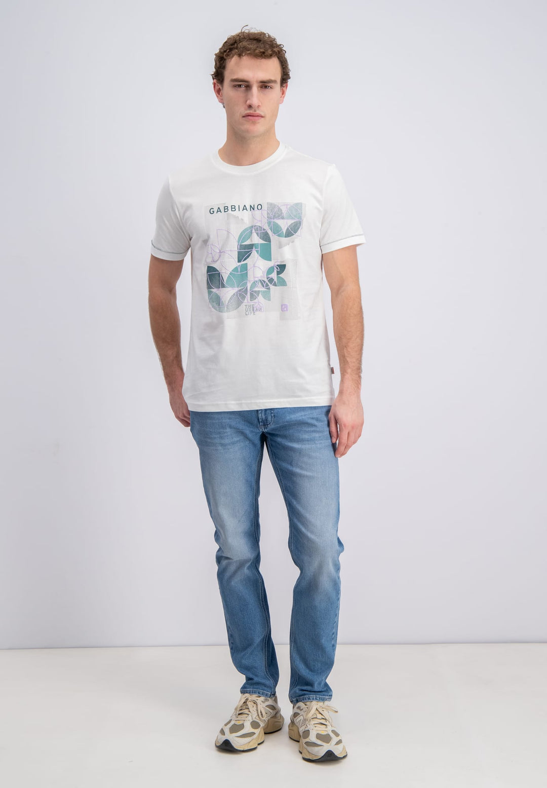 Gabbiano men 1565107 Dusk T-shirt wit – heren