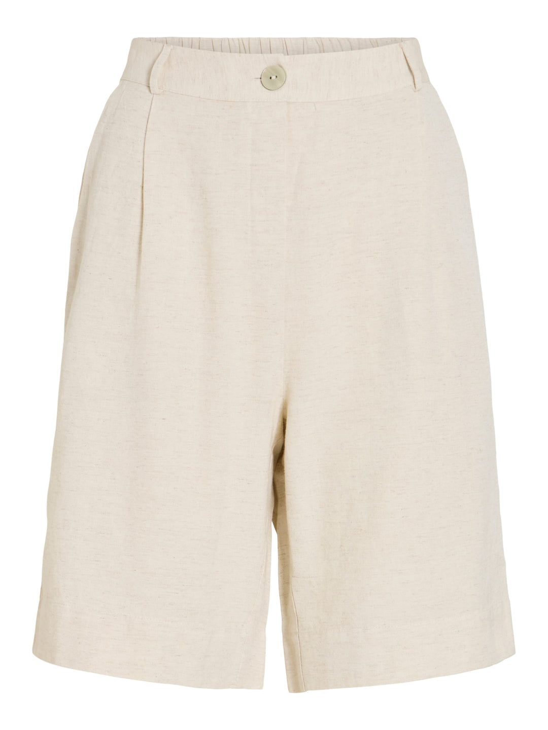 Vila 14113584 prisilla bermuda dames beige