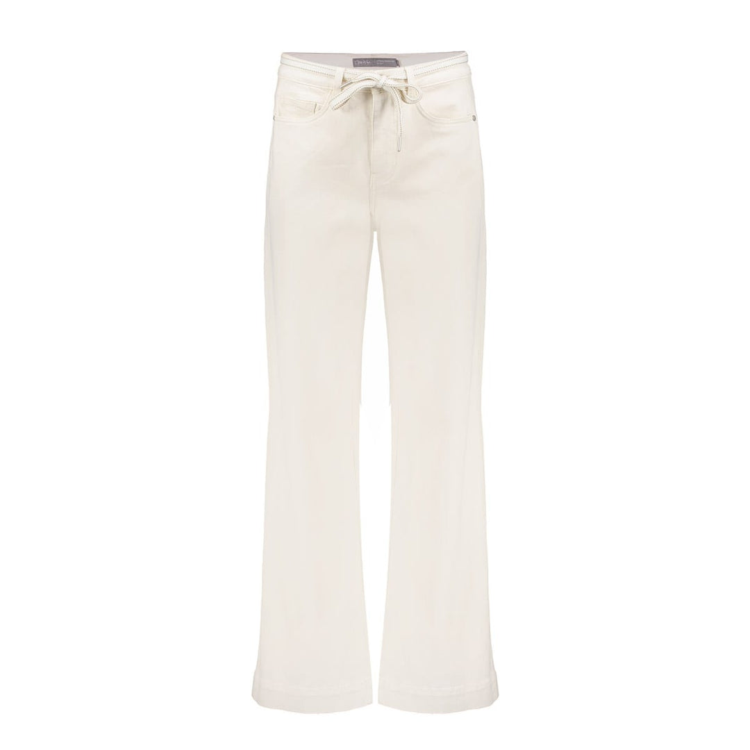 Geisha 61013-10 ecru lange broek dames – trendy en comfortabel