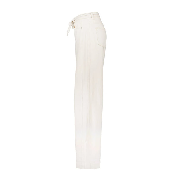 Geisha 61013-10 ecru lange broek dames – trendy en comfortabel