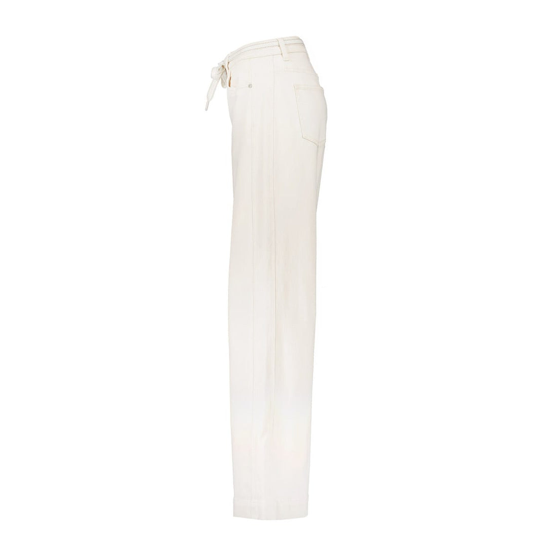 Geisha 61013-10 ecru lange broek dames – trendy en comfortabel
