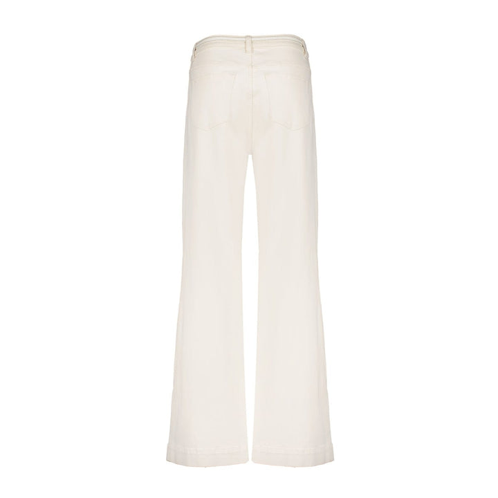 Geisha 61013-10 ecru lange broek dames – trendy en comfortabel