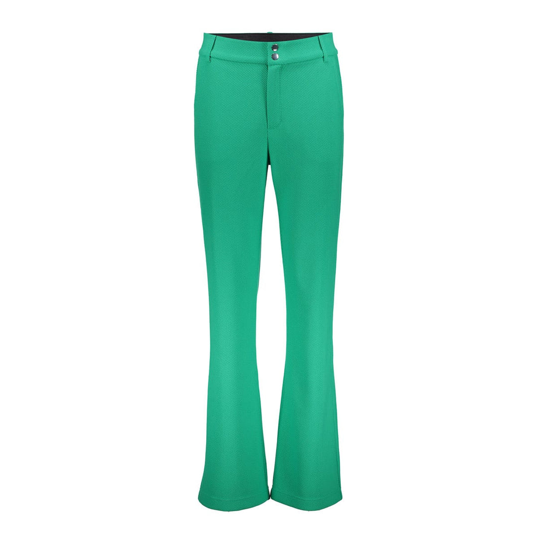 Geisha lange broek dames groen dessin – 61110-21