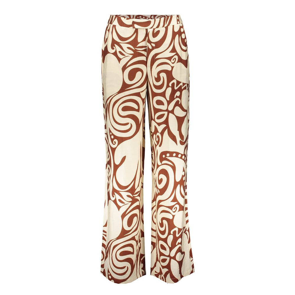 Geisha lange broek ecru dessin – dames