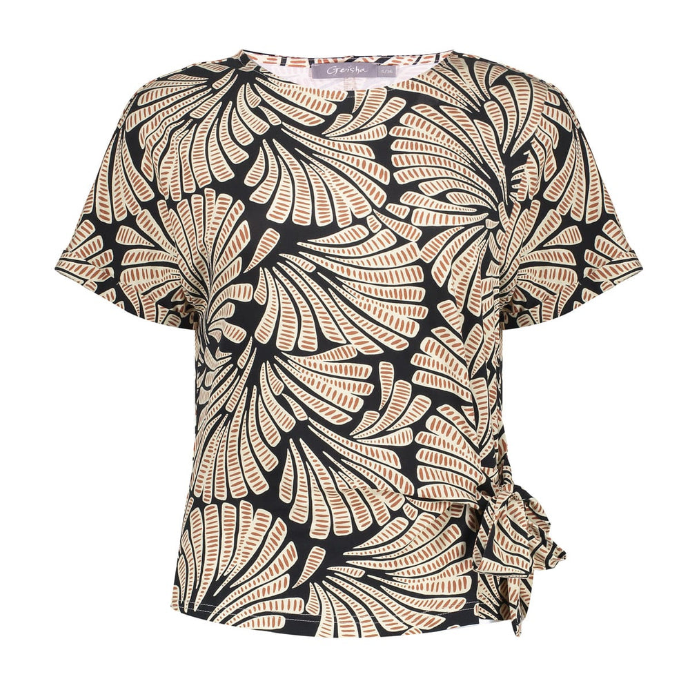 Geisha 62331-20 blouse l/m zwart – dames