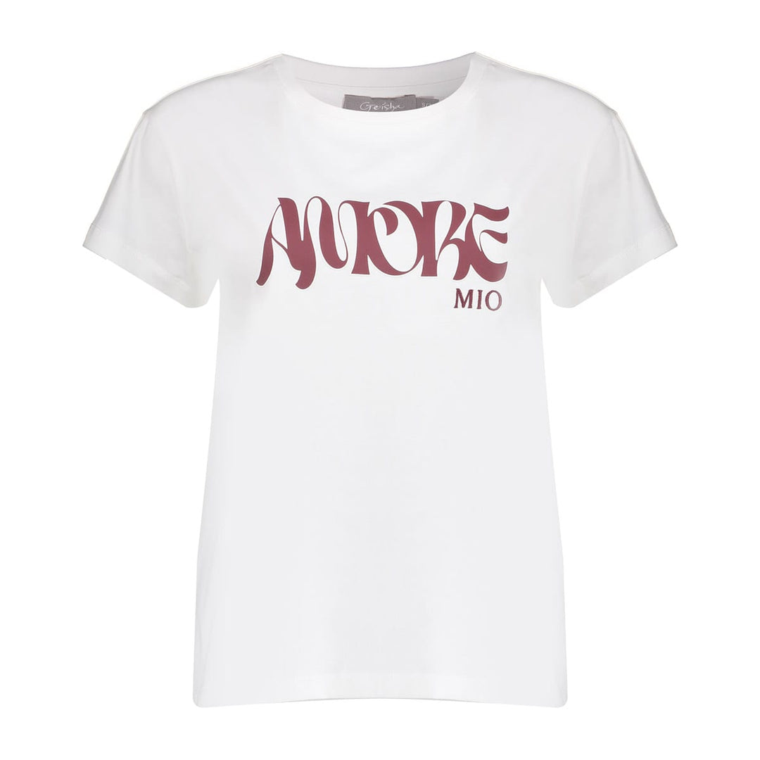 Geisha dames T-shirt 62353-24 off-white – dames