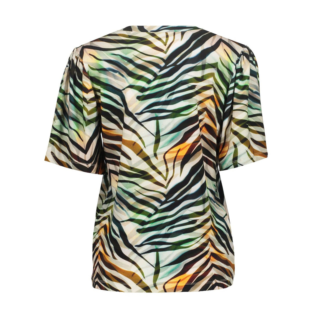 Geisha 62460-60 JAZZ T-shirt dames – groen dessin