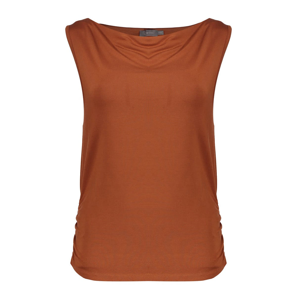 Geisha dames 62411-99 waterfall top – brique
