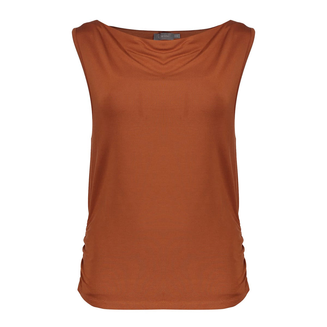 Geisha dames 62411-99 waterfall top – brique