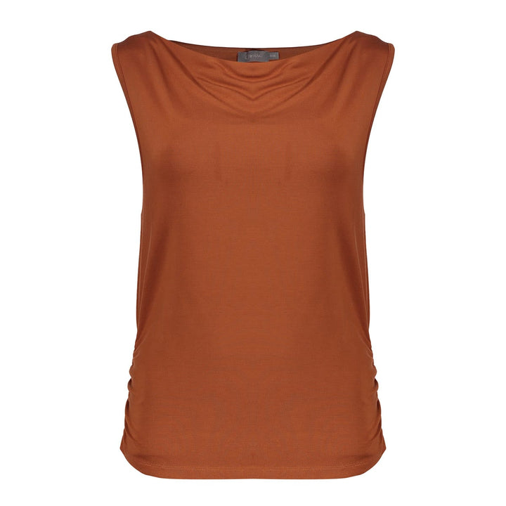 Geisha dames 62411-99 waterfall top – brique