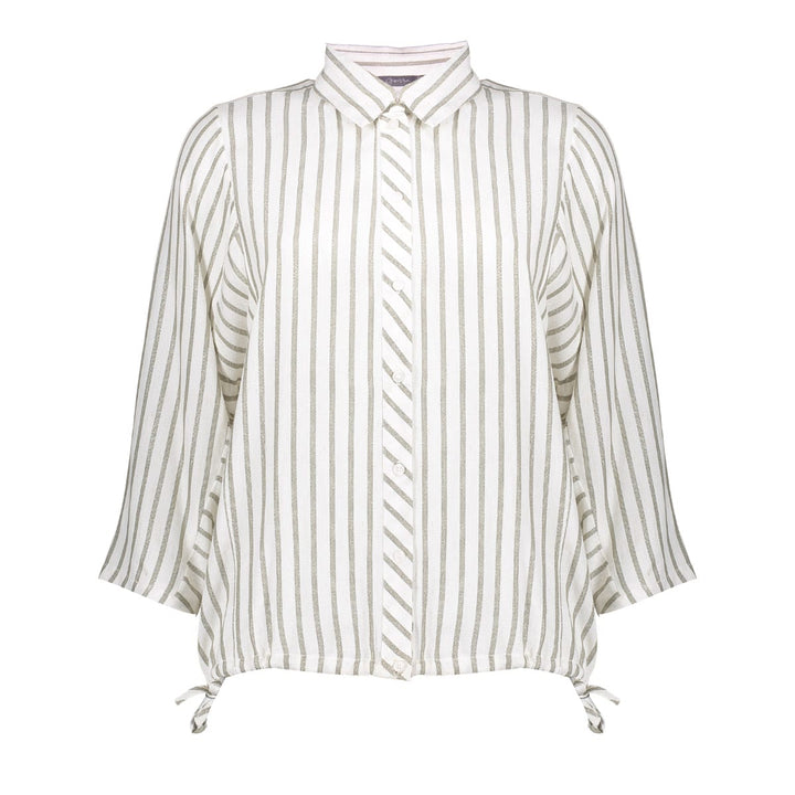 Geisha blouse l/m ecru dessin – dames